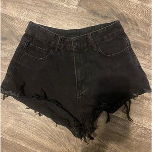 Black Flame Shein Shorts